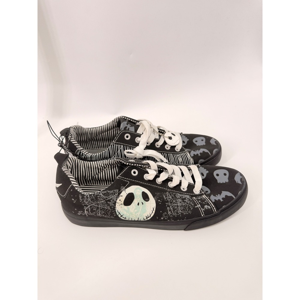 Ground Up Nightmare Before Christmas Shoes Mens 11 Black Jack Skellington Goth